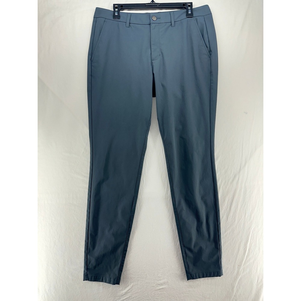 Primo Golf Pants Mens 34x34 Dark Gray Stretch Performance Tapered Trousers